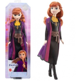 BAMBOLA 30 CM ANNA CON ABITO NERO DISNEY FROZEN 2 MATTEL HLW46 HLW50