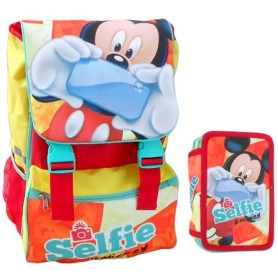 ZAINO SCUOLA DISNEY TOPOLINO CON ASTUCCIO MK16111