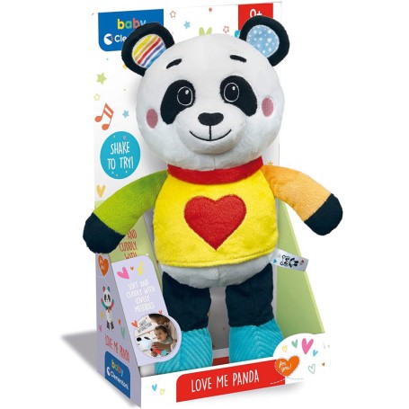 PELUCHE LOVE ME PANDA INTERATTIVO CON LUCI E SUONI CLEMENTONI 17793