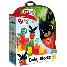 ZAINO BING CON COSTRUZIONI BABY BLOKS ROSSO LISCIANI 76611