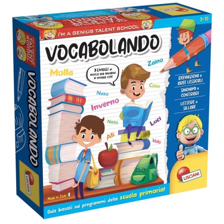 VOCABOLANDO I'M A GENIUS TALENT SCHOOL LISCIANI 48878/100484
