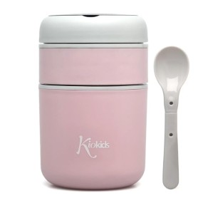 TERMO 710 ML ACCIAIO INOSSIDABILI ROSA KIOKIDS 05493