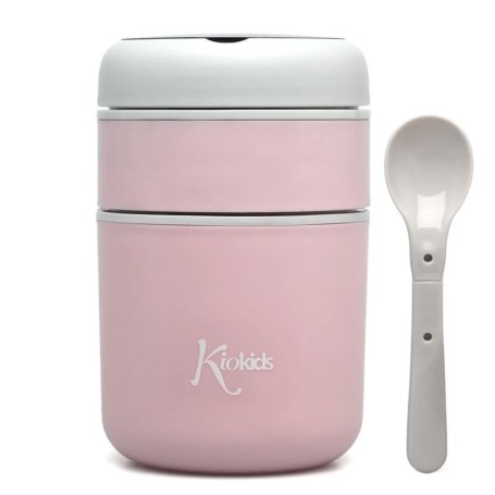 TERMO 710 ML ACCIAIO INOSSIDABILI ROSA KIOKIDS 05493