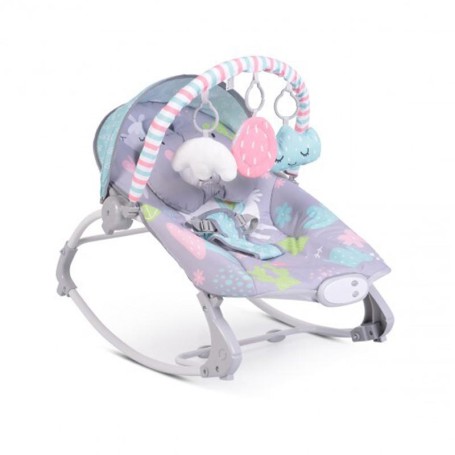 SDRAIETTA ROCKER LAMA SCHIENALE RECLINABILE CON MELODIE E ARCO GIOCHI MONI TRADE 4848