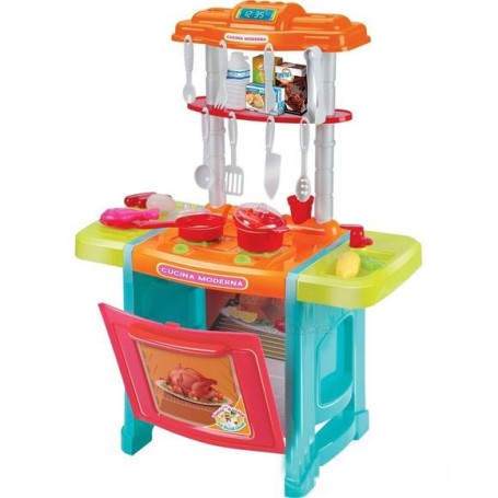 CUCINA PER BAMBINI 70 CM CON LUCI SUONI E ACCESSORI ODG 1018