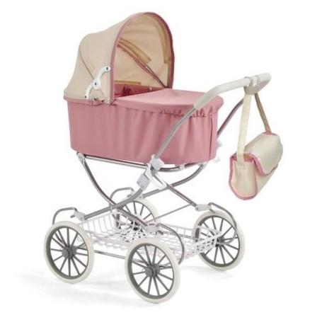 CARROZZINA PER BAMBOLA EPOQUE ROSA 81 CM ODG1205