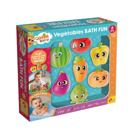 CAROTINA BABY VEGETABLES BATH FUN LISCIANI 113705