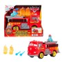 CAMION POMPIERI CARS RED SFRECCIA E SOCCORRI E GUIDO CON ACCESSORI MATTEL JFL54