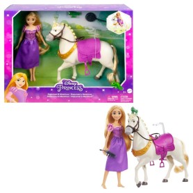 BAMBOLA DISNEY RAPUNZEL CON CAVALLO MAXIMUS MATTEL HLW23