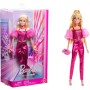 BAMBOLA BARBIE FASHIONISTA DELUXE METALLIC BIONDA CON VESTITO ROSA MATTEL JF940