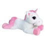 PELUCHE UNICORNO BIANCO STESO CAVALCABILE 120 CM DECAR 23962
