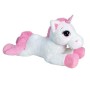 PELUCHE UNICORNO BIANCO E ROSA SDRAIATO 100 CM DECAR 23994