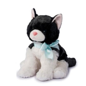 PELUCHE GATTINO FLOPPY 40 CM NERO E BIANCO DECAR 24919