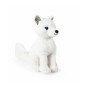 PELUCHE VOLPE BIANCA SEDUTA 28CM ECO-FRIENDLY DECAR 25437