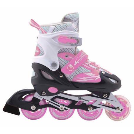 PATTINI IN LINEA FIREWHEEL ROSA MISURA 30-33 REGOLABILI TELAIO IN ALLUMINIO GRG020