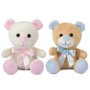 PELUCHE ORSETTO 16 CM CON FIOCCHETTO DECAR 25735
