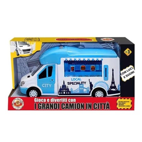 CAMION FAST FOOD FRIZIONE CON LUCI E SUONI OBOX DECAR 37419