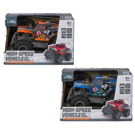 FUORISTRADA IN SCALA 1:18 RADIOCOMANDATO MONSTER HIGH SPEED DECAR 37542