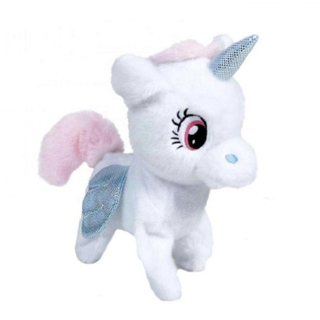 UNICORNO INTERATTIVO CAMMINA CON LUCI E SUONI BIANCO DECAR 25492