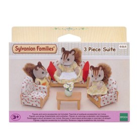 SET DIVANO POLTRONE E TAVOLINO SYLVANIAN FAMILIES 4464