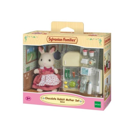 SET MAMMA CONIGLIO CIOCCOLATO E FRIGO SYLVANIAN FAMILIES 5014