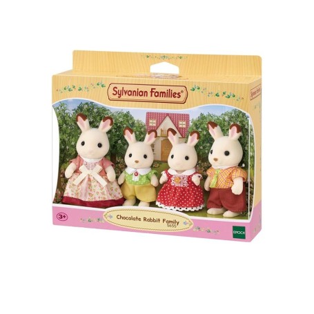 SET FAMIGLIA CONIGLIO CIOCCOLATO SYLVANIAN FAMILIES 5655