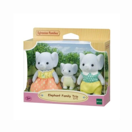 SET FAMIGLIA TRIO ELEFANTI SYLVANIAN FAMILIES 5771