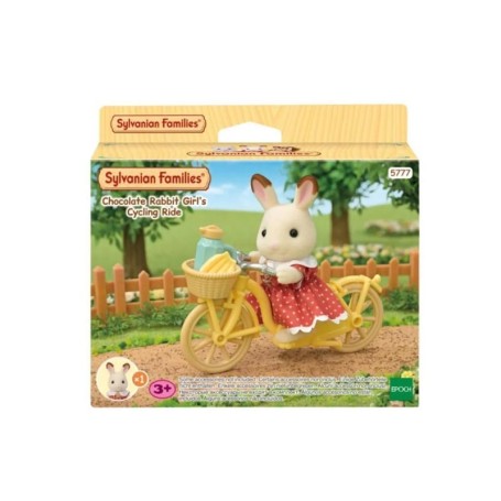 SET BICICLETTA CON CONIGLIO CIOCCOLATO SYLVANIAN FAMILIES 5777