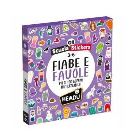 SCUOLA STICKERS FIABE E FAVOLE HEADU 62647