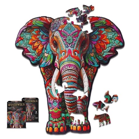 PUZZLE IN LEGNO ELEFANTE MANDELLI 705605001