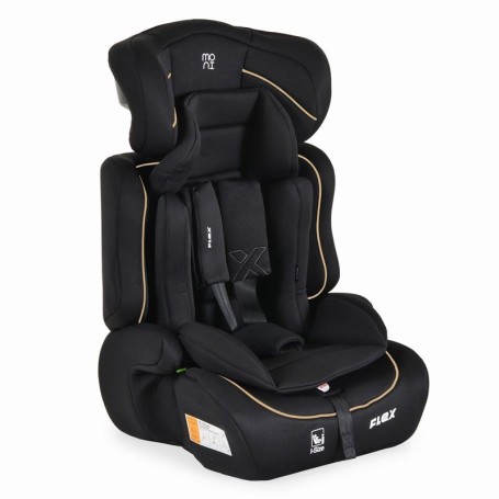 SEGGIOLINO AUTO FLEX 76-150 CM NERO CON BEIGE MONI TRADE 15361