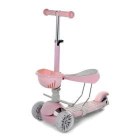 MONOPATTINO 3 IN 1 BUBBLEGUM ROSA MONI TRADE 22597