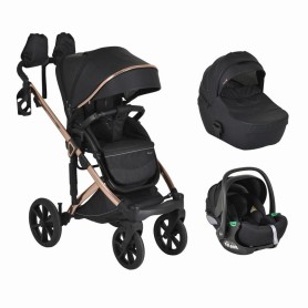 TRIO EGGO CANGAROO NERO PASSEGGINO, OVETTO E BORSA MONI TRADE