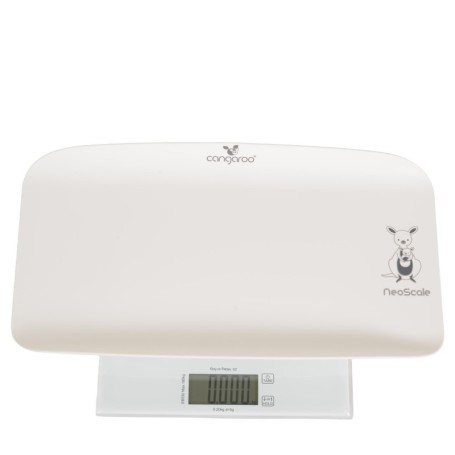 BILANCIA ELETTRONICA PER NEONATI 2 IN 1 VASSOIO RIMOVIBILE CANGAROO MONI TRADE 27283