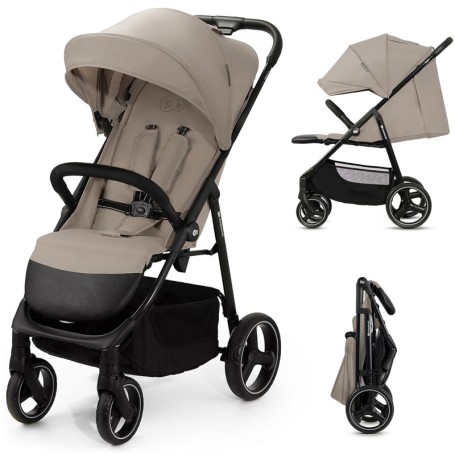 PASSEGGINO BABY STROLLER TRIG 3 STONE BEIGE KINDERKRAFT