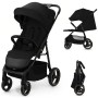 PASSEGGINO BABY STROLLER TRIG 3 ONYX BLACK KINDERKRAFT