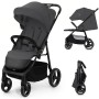 PASSEGGINO BABY STROLLER TRIG 3 GRANITE GREY KINDERKRAFT