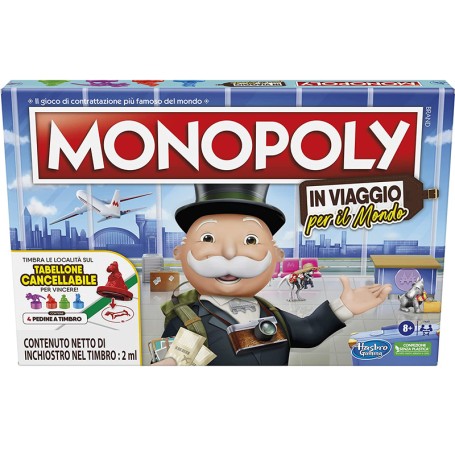 MONOPOLY IN VIAGGIO PER IL MONDO GIOCO DI SOCIETÀ HASBRO F4007103