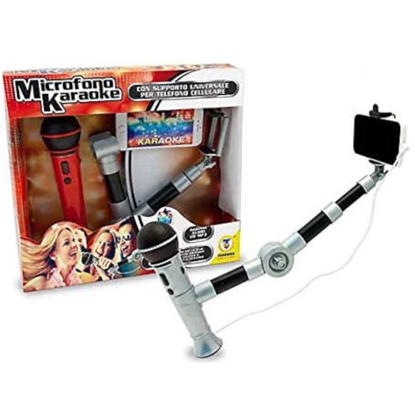 MICROFONO KARAOKE CON ASTA SELFIE TEOREMA 64045