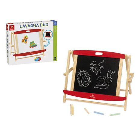 LAVAGNA DUO DOPPIA FACCIATA IN LEGNO DAL NEGRO 53878