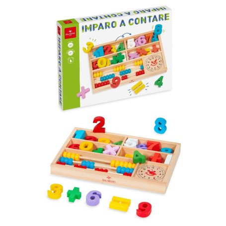 IMPARO A CONTARE GIOCO EDUCATIVO DAL NEGRO 54020