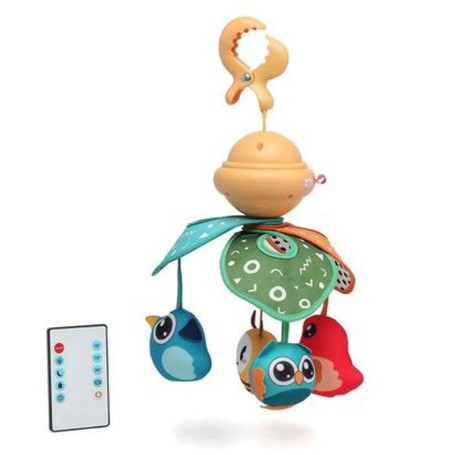 GIOSTRINA PER PASSEGGINO MUSICALE CON TELECOMANDO BEIGE KIOKIDS 03943