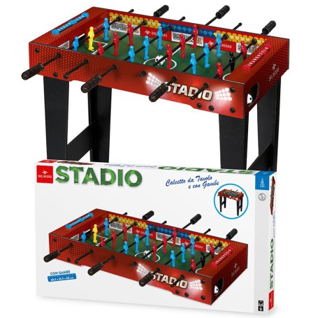 CALCETTO STADIO GIOCO DA TAVOLO E CON GAMBE DAL NEGRO 054017