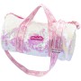 BORSONE SPORT BAG BIANCO ROSA CON TRACOLLA GIRABRILLA NICE 19102