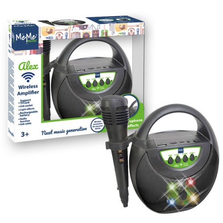 AMPLIFICATORE WIRELESS ALEX CON MICROFONO MEME MUSIC NXT61156