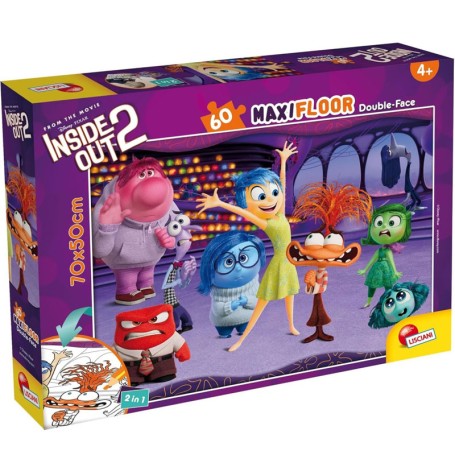 PUZZLE DISNEY INSIDE OUT 2 MAXIFLOOR 60 PEZZI LISCIANI 112265