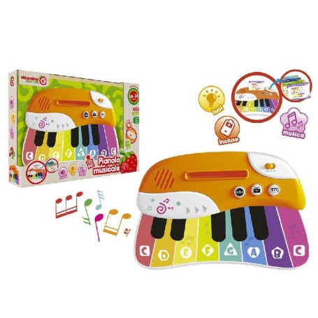 PIANOLA MUSICALE C/LUCI/SUONI TRY ME GLOO 05613