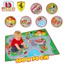 TAPPETONE FERRARI JUNIOR CITY PLAYMANT CON VEICOLO BBURAGO 919845