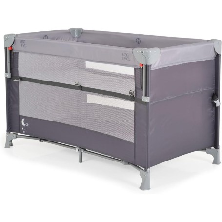 LETTINO DA CAMPEGGIO GRIGIO FIANCOLETTO CON DOPPIA ALTEZZA FOLDING NEXT LEVEL MONI TRADE 4948
