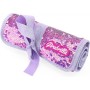 ASTUCCIO PUFFER PENCIL CASE-ROLL ROSA PINK GIRABRILLA NICE 19013